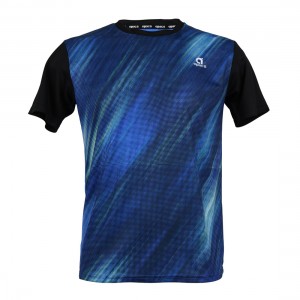 Apacs Dry-Fast T-Shirt (RN3266) - Black/Blue NEW FOR 2021